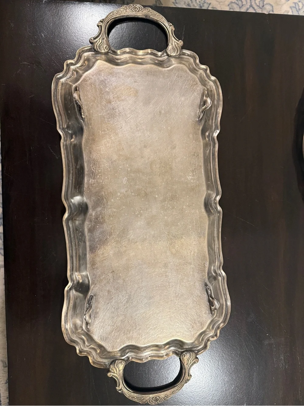 Kent Silversmiths Silver-Plated Serving Tray
